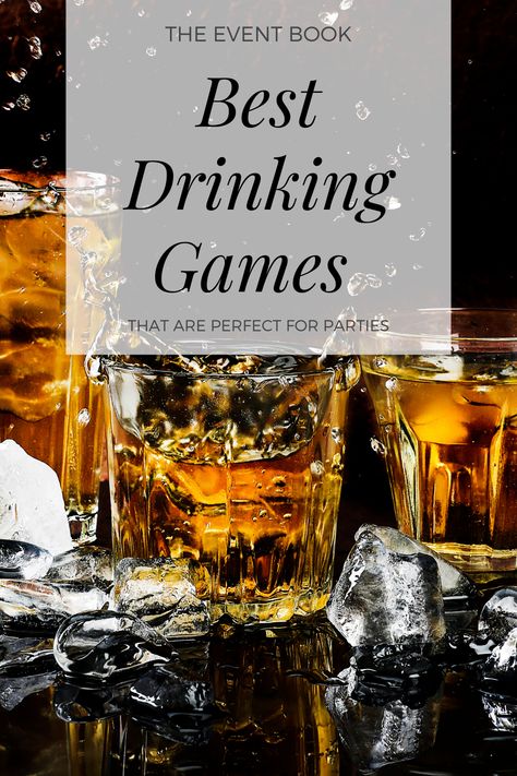 Best drinking games! for parties, for adults, for two, for three, men, women, garden, group, college, easy, DIY, cards, simple, never have i ever, funny, outdoor, team, halloween, summer, homemade, christmas, pub, questions, music, friends, birthday, new year's eve, nye, bachelorette, board, at home, alcoholic, camping, jenga, for four, backyard, shots, shooters, truth or dare, beach, creative, yard, quick, unique, on a budget, simple, easy, fun, awesome, indoor, 21st birthday, birthday party Best Drinking Games Parties, New Years Drinking Games For Adults, Drinking Games For Large Groups, Drinking Challenges Games, Group Drinking Games Parties, Nye Drinking Games, New Years Eve Drinking Games, New Years Drinking Games, Music Games For Adults