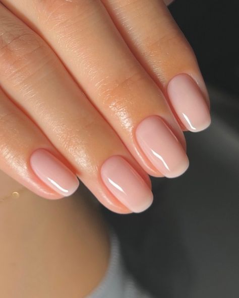 Sheer Nails, Subtle Nails, Simple Gel Nails, Soft Nails, Round Nails, Neutral Nails, Clean Nails, Healthy Nails, Dream Nails