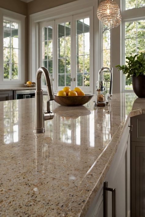 Elevate your kitchen with the timeless elegance and durability of quartz countertops. Discover how to effortlessly enhance your space in this daily interior designer routine. #Ad #homedecor #homedesign #kitchen #Painthome interiorarchitecture best Wall Colors for kitchen Colors
Bright Room Colors
best colors combinations 
Home Remodeling
Modern Paint Colors
2024 Earth Tone Quartz Countertops, Tan Quartz Countertops, Tan Countertops Kitchen, Warm Quartz Kitchen Countertops, Cream Quartz Countertops, Brown Quartz Countertops, Paint Colors 2024, Bright Room Colors, Best Wall Paint