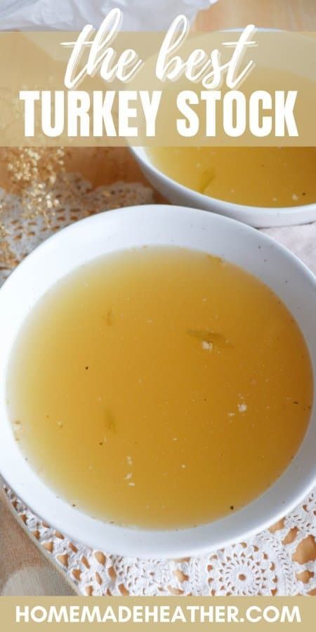 This is seriously the best homemade turkey stock – it’s the perfect recipe for leftover turkey bones and makes the most delicious homemade broth! Homemade Turkey Broth From Bones, Homemade Turkey Bone Broth, Make Turkey Stock, How To Make Broth From Turkey Bones, Homemade Turkey Stock Recipe, Homemade Turkey Soup Bone Broth, How To Make Turkey Broth From Bones, Homemade Turkey Broth How To Make, Making Stock From Turkey Bones