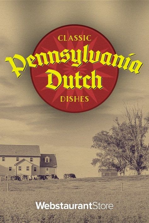 A black and white background of an Amish farm with "Classic Pennsylvania Dutch Dishes" written. Dutch Dishes, Appalachian Recipes, Best Coleslaw Recipe, German Pancakes Recipe, Pennsylvania Dutch Recipes, Mennonite Recipes, New Air Fryer Recipes, Pennsylvania Dutch Country, German Pancakes