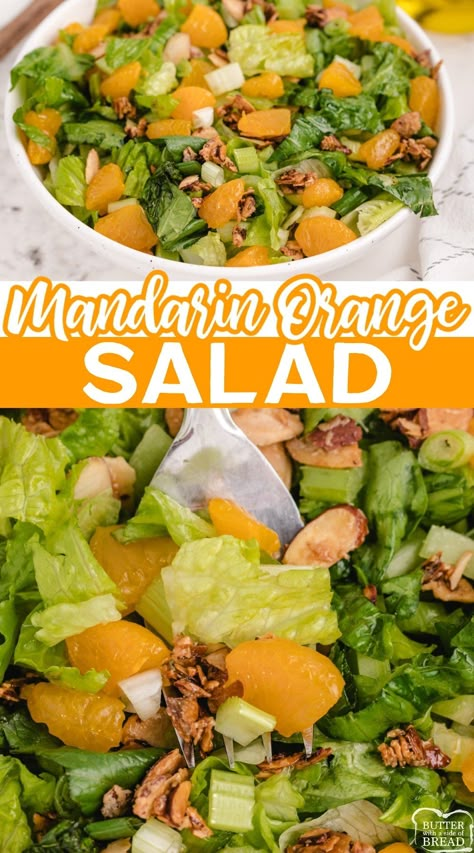 Green Salad With Mandarin Oranges, Salads With Mandarin Oranges, Green Salad With Oranges, Spinach Salad Recipes Mandarin Oranges, Chicken Salad Recipe With Mandarin Oranges, Mandarin Spinach Salad, Orange Spinach Salad, Asian Salad Mandarin Oranges, Chicken Mandarin Orange Pasta Salad