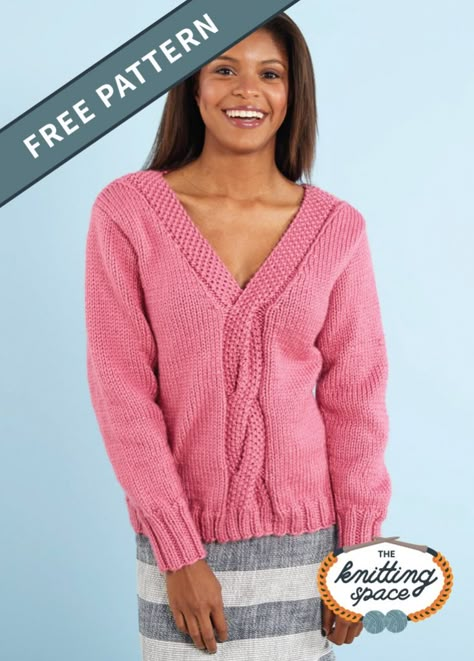 Ladies Knitted Sweater Free Patterns, Hand Knitted Sweaters For Women Free Pattern, Free Knitting Patterns For Women Cardigan, Cable Knit Sweater Pattern Free, Knitting Patterns Women, Sweater Free Knitting Pattern, Diy Macrame Projects, Pullover Sweater Knitting Pattern, Easy Sweater Knitting Patterns