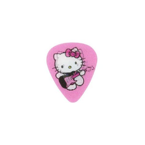 Pink Guitar Pick, Acdc Guitar, Png Hello Kitty, Hello Kitty Guitar, Cool Guitar Picks, Carrd Icons, Pink Guitar, Guitar Obsession, Guitar Pics