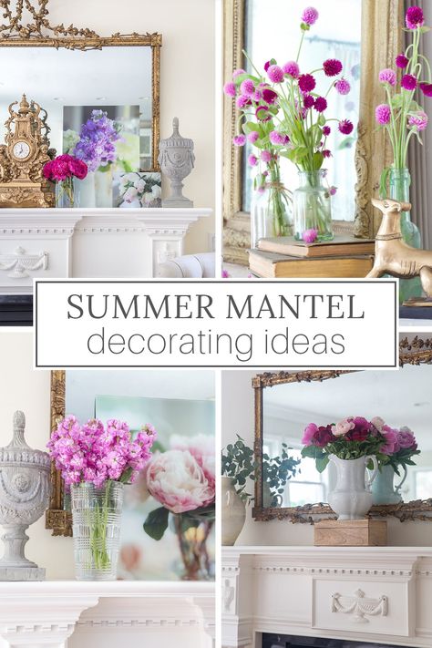 Looking for a creative approach to styling a summer mantel? These ideas will help you add fun summer style and create a seasonal focal point.
Mantel decoration ideas
Stylish mantel decor tips
Summer mantel decorations
Elegant mantel styling
Creative mantel decor Mantel Decoration Ideas, Summer Mantel Decorating Ideas, Modern French Farmhouse Decor, Modern French Country Decorating, Modern French Farmhouse, Elegant Mantel, Mantel Styling, Mantel Decorating Ideas, Summer Mantel