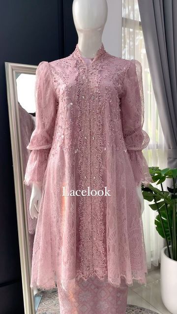 Kebaya Big Size Brokat Muslim, Model Kebaya Brokat Modern Hijab, Kebaya Brokat Modern, Outer Hijab, Lebaran Outfit, Ootd Lebaran, Dress Lebaran, Dress Brokat Modern, Dress Muslim Modern