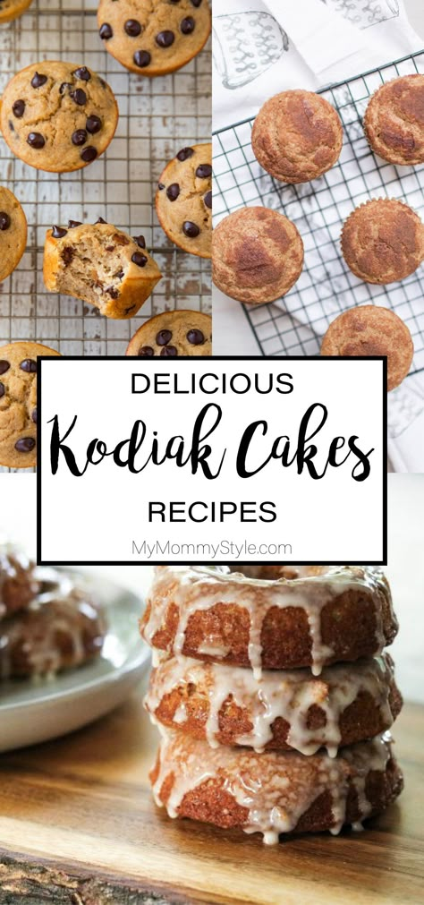 Kodiak Blueberry Muffins, Kodiak Cakes Muffins, Kodiak Cake Recipes, Kodiak Recipes, Kodiak Cakes Recipe, Chocolate Peanut Butter Muffins, Pumpkin Protein Muffins, Peanut Butter Muffins, Pancake Mix Recipes