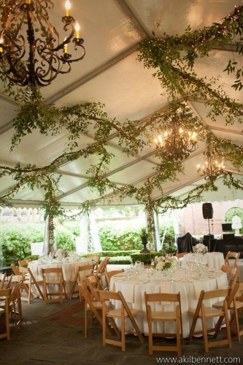 fancy greenery wedding tent reception decoration ideas Wedding Tent Decorations, Tent Decor, Tent Decorations, Dream Venue, Tent Reception, Wedding Tent, Outdoor Wedding Reception, Outdoor Reception, Marquee Wedding