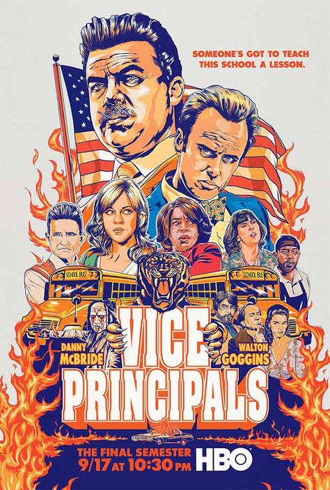 Rj Cyler, Soulful Aesthetic, Vice Principal, Danny Mcbride, Walton Goggins, Poster Art Design, Vice Principals, Despicable Me 3, Miss Fisher