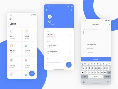 To-Do App - Task manager concept by Arounda Todo List App, Login Page Design, To Do App, Ui Ux 디자인, Top Pictures, App Ideas, Good Advertisements, Task Manager, Mobile App Design Inspiration