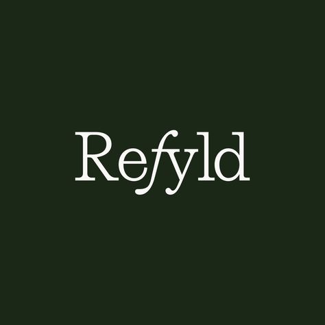 Refyld – StudioPaack Wordmark Logo Design, Typography Logo Inspiration, Art Direction Photography, Best Graphic Design, Wordmark Logo, Word Mark Logo, Font Inspiration, Logo Mark, Marketing Design