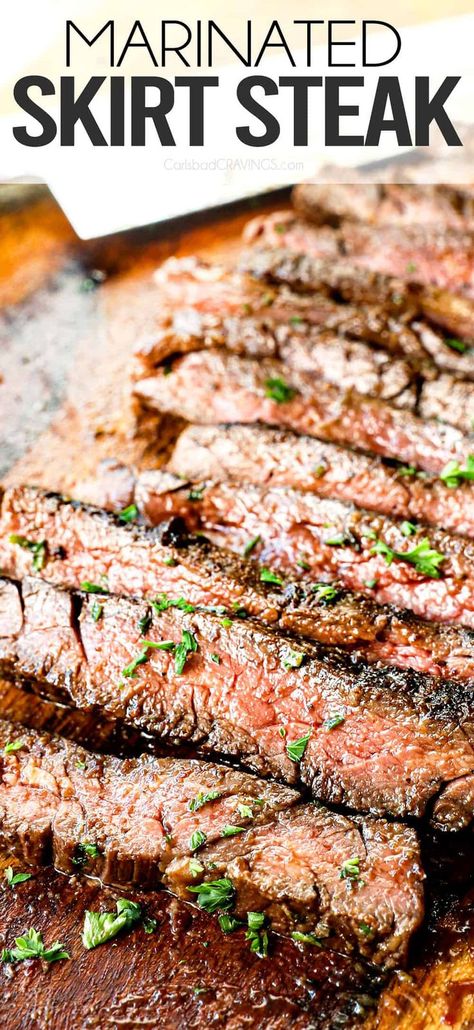 How To Make Skirt Steak Tender, Perfect Skirt Steak, Tender Grilled Steak, Spanish Skirt Steak Recipes, Skirt Steak Smoker Recipes, Beef Skirt Steak Recipes Oven, Quick Skirt Steak Recipes, Simple Skirt Steak Recipes, Skirt Steak Recipes Marinade Beef Fajitas