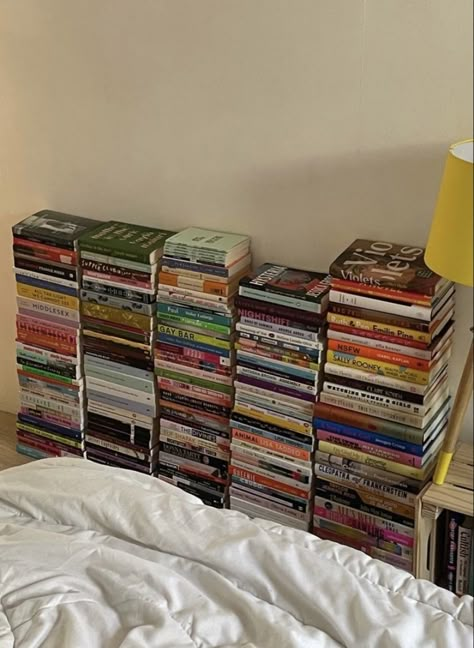 Stacks Of Books Aesthetic Bedroom, Books Stacked On Floor Bedroom, Book Stack On Floor, Book Stacks Aesthetic Bedroom, Books On The Floor Aesthetic, Room With Lots Of Books, Books Stacked On Floor, Book Pile Aesthetic, Books On The Floor