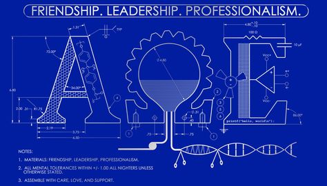 Our blueprint. And if you think we look good on paper, you should see the 3D model. Alpha Omega Epsilon, Family By Choice, Sorority Themes, Jazz Hands, Giant Poster, Flyer Inspiration, Big Little Ideas, Sorority Paddles, Sisterly Love