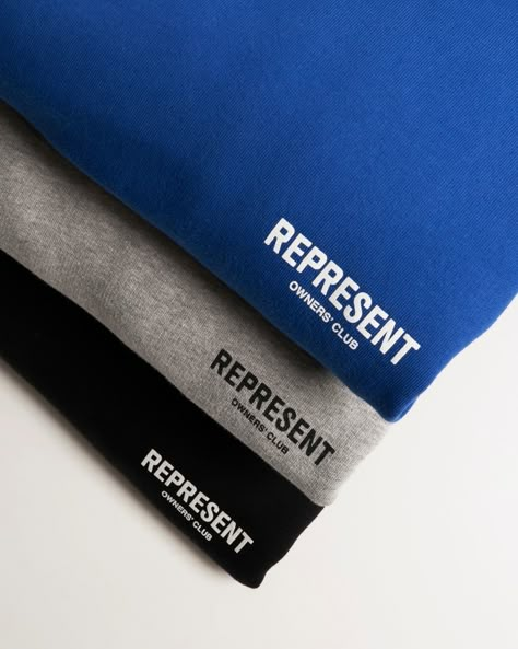 Represent Tee, Represent Clothing, Clothing Brand Logos, Shirt Design Inspiration, Studio Shoot, Hoodie Design, Art Clothes, Social Media Design, Brand Logo