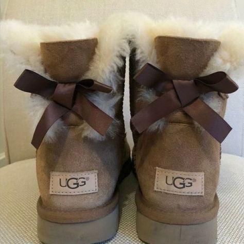 Boots With Bows, Sophia Coppola, Ugg Boots With Bows, Cute Uggs, Uggs With Bows, Mini Baileys, Bailey Bow Uggs, Ugg Mini, Bailey Bow