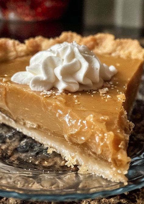 Indulge in this creamy, dreamy Butterscotch Pie, perfect for dessert lovers! 🍰 Rich caramel flavor with a buttery crust. Ready to wow your taste buds! #DessertGoals #ButterscotchPie #HomeBaking #SweetTooth #PieLove Best Butterscotch Pie Recipe, Homemade Butterscotch Pie Recipes, Old Fashioned Butterscotch Pie, Dolly Parton Butterscotch Pie, Creamy Caramel Custard Pie, Butterscotch Pie Old Fashioned, Butterscotch Cheesecake Recipe, Homemade Butterscotch Pie, Butterscotch Pie Filling