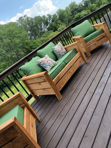 White Basement Ideas, White Basement, Wooden Patio Furniture, Modern Outdoor Patio, Wooden Patios, Outdoor Deck Furniture, Wood Patio Furniture, Outdoor Patio Set, Backyard Furniture