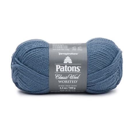 blue wool worsted weight yarn - Google Search Patons Classic Wool, Baby Cardigan Knitting Pattern, Blanket Sweater, Knitting Gauge, Country Blue, Wool Balls, Knitting Needle, Textile Arts, Beautiful Knitting