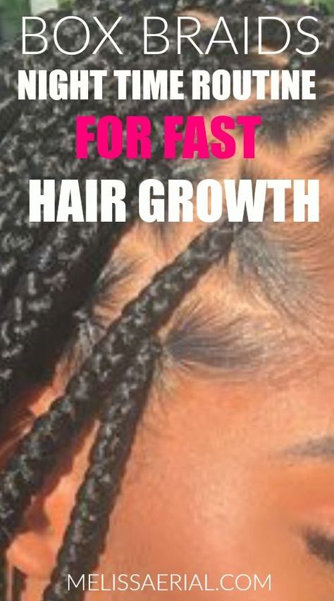 Box Braids Hair Growth, How To Grow Your Hair While In Braids, Hair Growth In Braids, Box Braid Maintenance Tips, How To Grow Your Hair In Braids, How To Care For Braids, How To Take Care Of Box Braids, Box Braids Maintenance, Braids Hair Growth