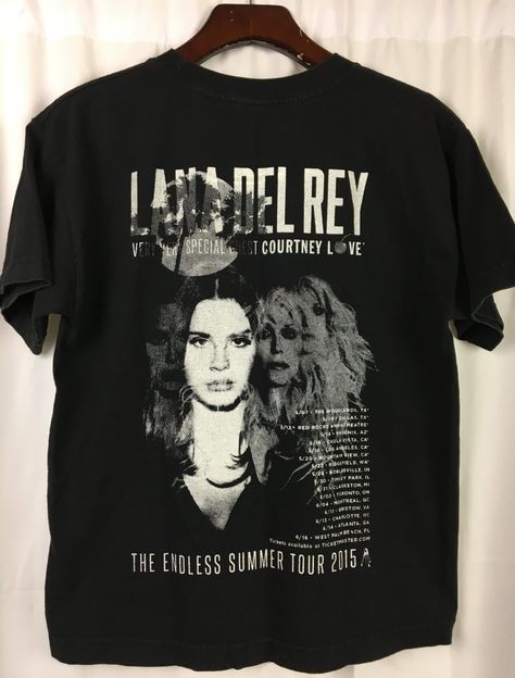 Lana Del Rey Summer, Lana Del Rey Shirt, Teen Doctor, Mode Turban, Shirt Art, Summer Tour, Art T Shirt, Tour Shirt, Tour T Shirts