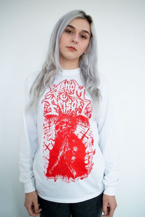 Larissa Stupar of Venom Prison Venom Prison, Metal Chicks, Extreme Metal, Venom, My Music, Graphic Tank Top, Musician, Graphic Sweatshirt, Tank Tops