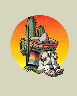 Menú de comida mexicana de sombrero mexicano y bigote plano | Descargar Vectores gratis Mexican Art Painting, Cactus Paintings, Mexican Paintings, Mexican Culture Art, Mexican Party Theme, Mexico Culture, Mexico Art, Aztec Art, Mexican Designs