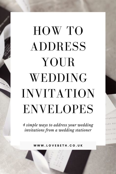 How to address my wedding invites. How to address wedding envelopes. How to address wedding invitations modern. How to address wedding invitations to a family. How to address save the dates. I’ve put together a little guide to help you correctly address your wedding invitations. When sending out my own wedding invitations, I didn’t understand how to correctly address them so that the guests knew exactly who was invited, and let’s just say it caused a little stress! How To Address Save The Dates, How To Address An Envelope, How To Address Wedding Invitations, Address Wedding Envelopes, Address Wedding Invitations, Addressing Wedding Invitations, Couples Getting Married, Wedding Invitations Modern, Wedding Invitation Samples