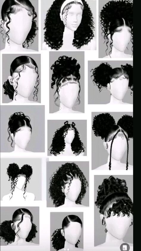 Hairstyles With Curled Hair, Good Haircut, Quick Curly Hairstyles, Hair Inspiration Long, Short Hair Black, Quick Natural Hair Styles, Cute Curly Hairstyles, Cute Braided Hairstyles, Quick Braided Hairstyles