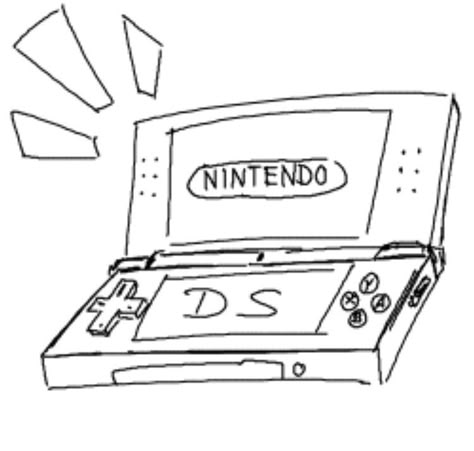 Ds Drawing Nintendo, Nintendo Ds Drawing, Gaming Drawings Ideas, Nintendo Doodles, Wii Tattoos, Nintendo Ds Tattoo, Playing Video Games Drawing Reference, Video Game Doodles, Nothing Bruno Major