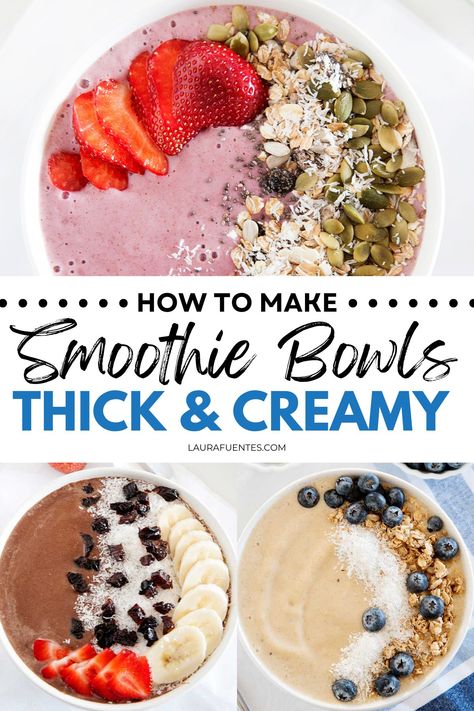 how to make thick and creamy smoothie bowls Smoothie Bowl Ninja Creami Recipes, Creami Smoothie Bowl Recipe, Ninja Cream Smoothie Bowl, Ninja Smoothie Bowl Recipes, Ninja Creami Recipes Smoothie Bowl, Ninja Creami Smoothie Bowl Recipe, How To Make Smoothie Bowls, Ninja Creami Smoothie Bowls, Protein Smoothie Bowls