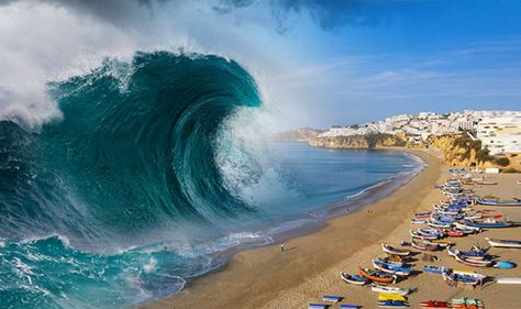 Tsunami Image, Mediterranean Ocean, Tsunami Waves, Tsunami Warning, Weather Storm, Olive Press, Wild Weather, New Spain, South Of Spain