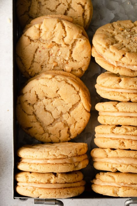 Eggless Peanut Butter Cookies, Butter Sandwich Cookies, Peanut Butter Sandwich Cookies, Soft Peanut Butter Cookies, Butter Sandwich, Best Peanut Butter Cookies, Classic Peanut Butter Cookies, Cookie Sandwiches, Peanut Butter Cookie Dough