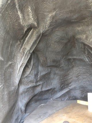 How to Make a Fake (but Realistic) Rock Cave! : 7 Steps (with Pictures) - Instructables Diy Cave, Fake Rock Wall, Gem Cave, Faux Rock Walls, Christmas Cave, Outdoor Mini Golf, Moody Cottagecore, How To Make Rocks, Bearded Dragon Diy