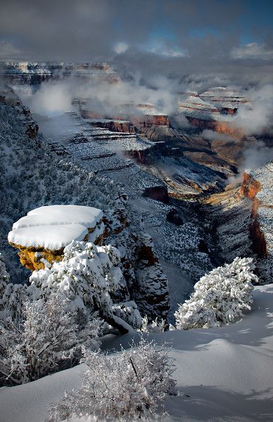 Grand Canyon In December, Grand Canyon At Christmas, Grand Canion, Grand Canyon Winter, Grand Canyon Snow, Snow In Arizona, Grand Canyon Sunset, Visit Arizona, Arizona Vacation