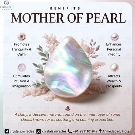 Mother Of Pearl Crystal Meaning, Pearl Color Meaning, Pearl Benefits, Mother Of Pearl Meaning, Pearl Meaning, Gemini Birthstone, Tracker Ideas, Personal Integrity, Bullet Journal Mood Tracker Ideas