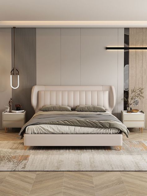 Bedback Designs Modern Luxury, Bedback Designs Modern, Bedback Designs, Bed Back Design, Contemporary Bedroom Design, Bed Headboard Design, Bedroom Interior Design Luxury, Modern Bedroom Interior, Bed Design Modern