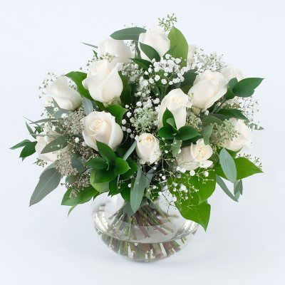 Buy Wedding Collection White Rose, Centerpieces (6 pieces) : Centerpieces at SamsClub.com What Flowers Are Popular For A May Wedding, Ivory Flowers Wedding Centerpieces, Wedding Flower Arangements, Rehearsal Dinner Centerpieces Flowers, Wedding Centerpiece Artificial Flowers, Best Flowers For A Wedding, Wedding Center Piece For Round Table, Round Vase Centerpieces Wedding, Wedding Silk Flowers Centerpiece