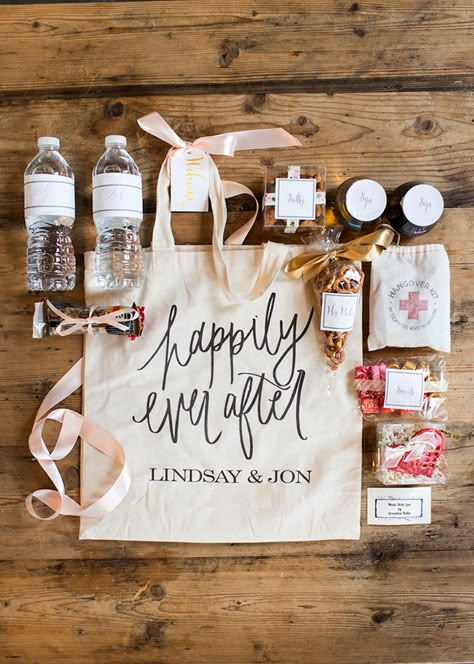 What to Include in Your Wedding Welcome Bags: A Handy Checklist Guest Gift Bags, Hotel Welcome Bags, Destination Wedding Welcome Bag, Wedding Welcome Gifts, Hangover Kit, Boda Mexicana, Welcome Bag, Wedding Gift Bags, Wedding Welcome Bags