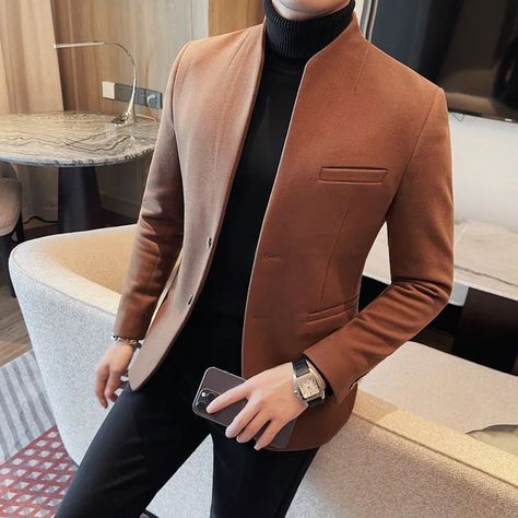 #mensfashion #mensstyle #menswear #mensoutfits #mensclothing #mensaccessories #mensootd #mensstreetstyle #menscasual #mensformal #mensfashiontips #menswardrobe #mensstyleguide #mensfashioninspo #mensfashionideas #mensfashiontrends Blazer Collar Types, Stylish Blazer Men, Mens Blazer For Wedding, Woolen Blazer For Men, Suit Blazers For Men, Coat Design Men Style, Formal Blazer Outfits Men, Mens Blazer Outfit Formal, Suits Design Men