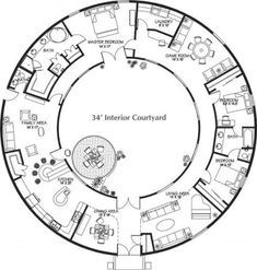 Aunt Beru, Monolithic Dome Homes, Round House Plans, Interior Courtyard, Dome Homes, Geodesic Dome Homes, Earthship Home, Dome Home, Cob House