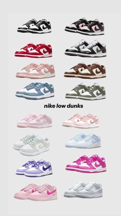 Nike Shoes Women Fashion, Low Dunks, Pretty Sneakers, Shoes For School, Back To School Shoes, Trendy Shoes Sneakers, Nike Shoes Girls, Nike Fashion Shoes