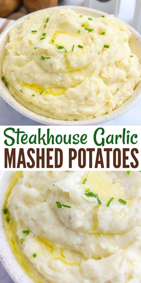 Cheesy Baked Mashed Potatoes, Best Garlic Mashed Potatoes, Homemade Mashed Potatoes Recipe, Twice Baked Mashed Potatoes, Garlic Mashed Potatoes Easy, Easy Thanksgiving Side Dishes, Garlic Mashed Potatoes Recipe, Creamy Garlic Mashed Potatoes, Baked Mashed Potatoes