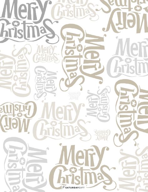 Last Minute Wrapping Paper (Merry Christmas) - free printable. Don't worry if you run out of wrapping paper! Click to post and download this pretty printable, print it out and wrap your gift in it! #freeprintables #Christmasprintables #giftwrapping #giftwrap Gift Wrapper Printable, Christmas Wrapping Paper Printable, Diy Calendar Gift, Gift Wrapper Design, Gift Wrap Printable, Christmas Wrapper, Printable Wrapping Paper, Santa Stickers, Christmas Countdown Diy