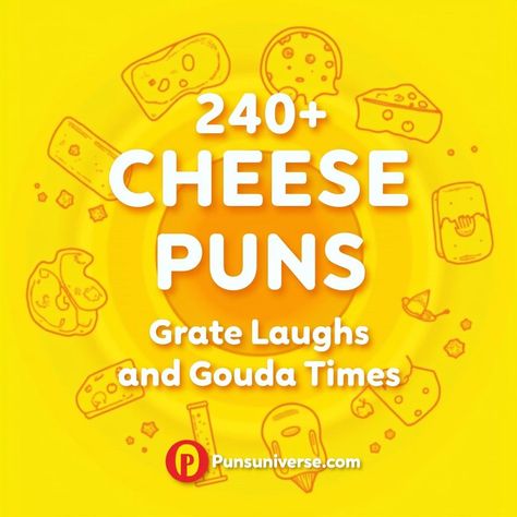 🧀 Looking for some "grate" laughs? Dive into our collection of 240+ cheese puns that are sure to make you melt with laughter! With a cheesiest collection ranging from sharp wit to gouda times, these puns are brie-lliant for any cheese lover. Whether you're a fan of cheddar, brie, or mozzarella, you're bound to find a pun that fits your style. So, feta get ready for a stringy good time and a wheely cheesy experience! Tag a friend who needs some pun in their life! #puns #CheeseLover #FoodHumor #FunnyQuotes #CheeseLife #Laughs #Smiles #PunnyJokes #CheesyGrin Cheese Puns Funny, Water Puns, Apple Puns, Pasta Puns, Cheese Jokes, Cheese Puns, Fish Puns, Cheesy Puns, Birthday Puns