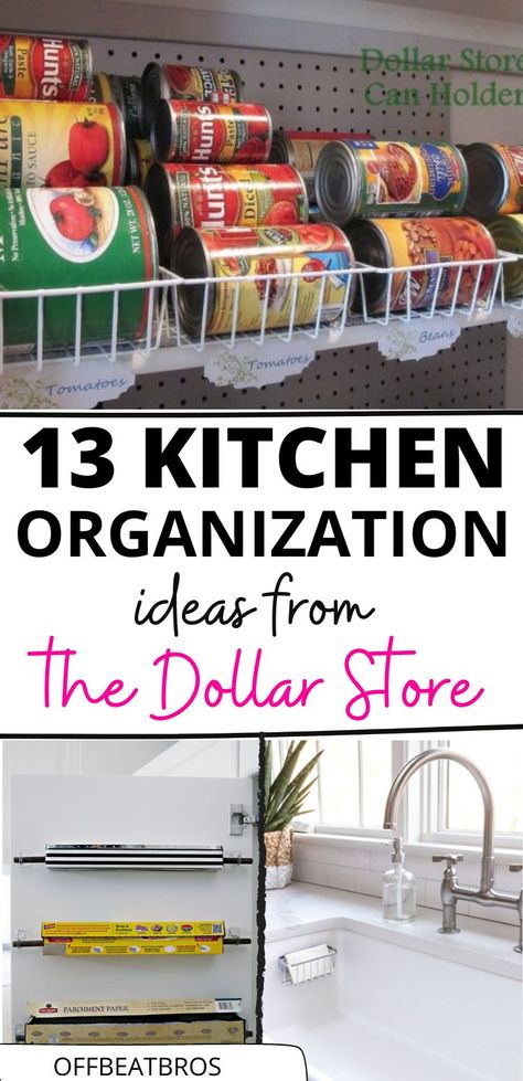 Container Store Kitchen Organizing Ideas, Small Pantry Hacks, Inexpensive Organization Ideas, Diy Dollar Tree Storage Ideas Kitchen, Cheap Kitchen Organization Ideas, Dollar Tree Water Bottle Organization, Diy Kitchen Organization Ideas Cheap, Dollar General Organization Ideas, Small Fridge Organization Dollar Store