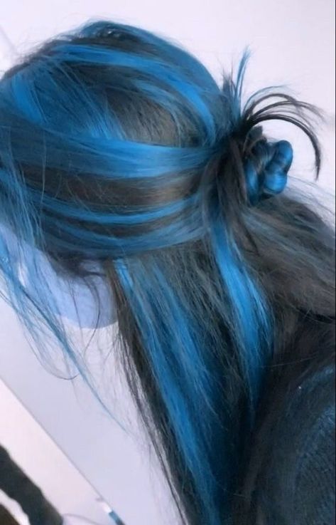 My New Hairstyle ♡♡♡ in 2022 | Hair streaks, Hair color underneath, Hair stylies Black And Bright Blue Hair, Curly Black Hair With Purple Highlights, Brown And Dark Blue Hair, Died Hairstyles Hair Dye, Colored Hair For Brunettes, Cute Colored Hair, Brown Hair With Blue, Black And Blue Hair, Blue And Black Hair