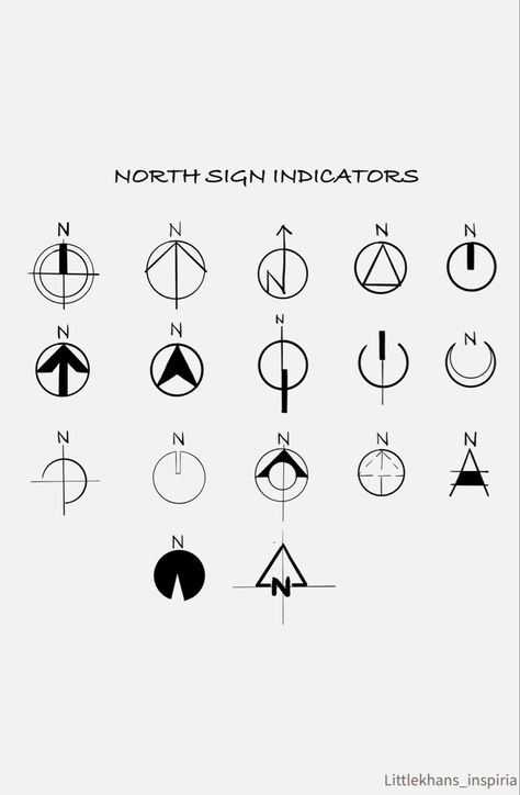 Line Weights Architecture, Architecture Drawing Symbols, Concept Illustration Architecture, Architectural North Symbol, Architecture Representation Graphics, North Sign Symbol, North Point Architecture Symbol, North Sign Architecture, North Symbol Architecture