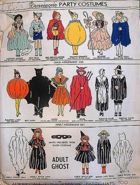 Comic Con Outfit Ideas, 1930s Halloween, Vintage Halloween Costumes, Paper Costume, 1920s Halloween, Halloween Costume Patterns, Vintage Halloween Images, Classic Halloween Costumes, Witch Costumes