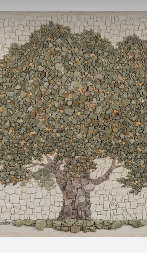 Stone Wall Art Natural, 3d Wall Art Sculpture, Gardening Design Diy, Stone Walls Garden, Country Garden Design, Garden Fence Art, Stone Wall Design, Mosaic Rocks, Stone Wall Art